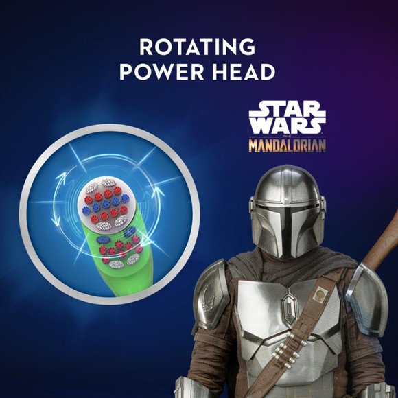 Oral-B Kid's Star Wars Mandalorian Toothbrush - Picture 3 of 8